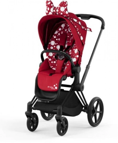 Cybex Priam 4.0 + Cloud Z I-size Matt black frame Petticoat by Jeremy Scott Детская коляска 3in1
