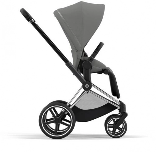 Cybex Priam 4.0 + Cloud Z2 I-size Chrome black frame Soho Grey Bērnu rati 3in1