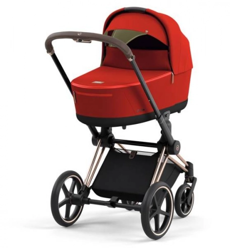 Cybex Priam 4.0 + Cloud Z2 I-size Gold rose frame Autumn Gold Bērnu rati 3in1