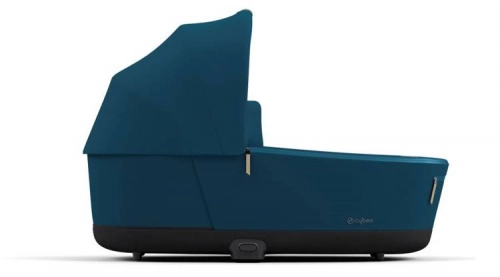 Cybex Priam 4.0 + Cloud Z2 I-size Gold rose frame Mountain Blue Bērnu rati 3in1