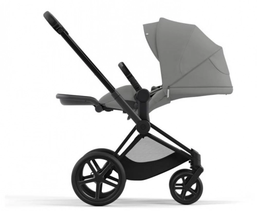 Cybex Priam 4.0 + Cloud Z2 I-size Matt black frame Soho Grey Bērnu rati 3in1