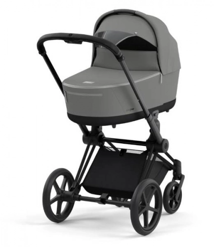 Cybex Priam 4.0 + Cloud Z2 I-size Matt black frame Soho Grey Bērnu rati 3in1