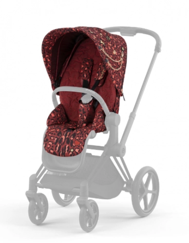 Cybex Priam 4.0 Fashion Rockstar Matt Black frame Bērnu rati 2in1
