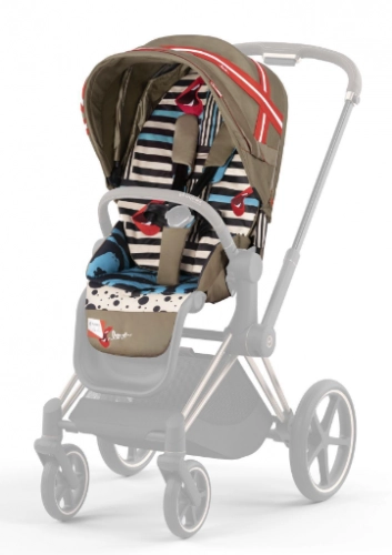 Cybex Priam 4.0 Karolina Kurkova One Love Rose Gold frame Bērnu rati 2in1