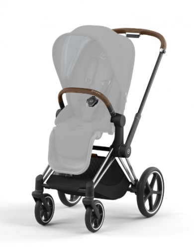 Cybex Priam 4.0 Mirage Grey Chrome Brown frame Детская коляска 2in1