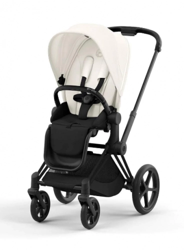 Cybex Priam 4.0 Off White Matt Black frame Bērnu rati 2in1