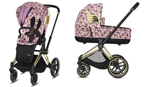 Cybex Priam 2.0 Cherub Pink by Jeremy Scott Детская коляска 2in1