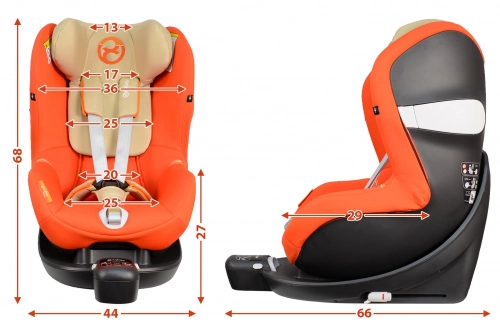 Cybex Sirona M2 I-size + ISOFIX Base M Autumn Gold Детское автокресло 0-18 кг