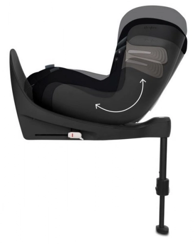 Cybex Sirona S2 I-Size 360 Deep black Bērnu autosēdeklis 0-18 kg
