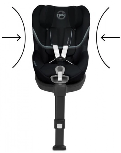 Cybex Sirona S2 I-Size 360 Deep black Bērnu autosēdeklis 0-18 kg