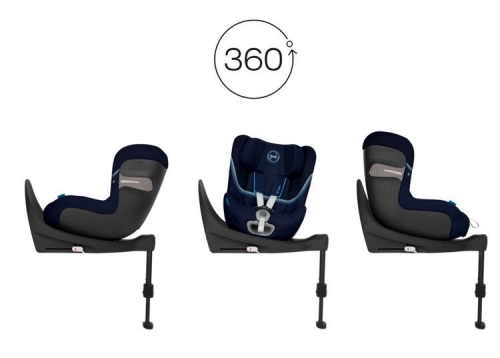 Cybex Sirona S2 I-Size 360 Navy blue Bērnu autosēdeklis 0-18 kg
