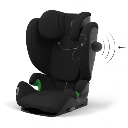 Cybex Solution G i-Fix Moon Black Bērnu autosēdeklis 15-50 kg