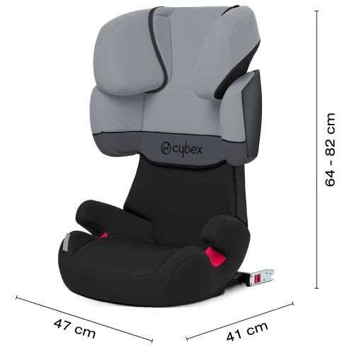 Cybex Solution X-Fix Cobblestone Bērnu autosēdeklis 15-36 kg
