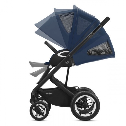 Cybex Talos S Lux Navy Blue + Aton 5 Детская коляска 3in1