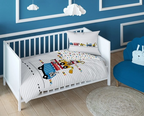 Detexpol 2650b Kokvilnas gultas veļas komplekts no 2 daļām 100x135