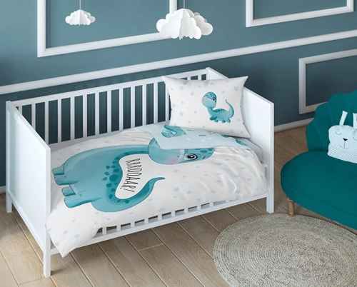 Detexpol 3617b Kokvilnas gultas veļas komplekts no 2 daļām 100x135