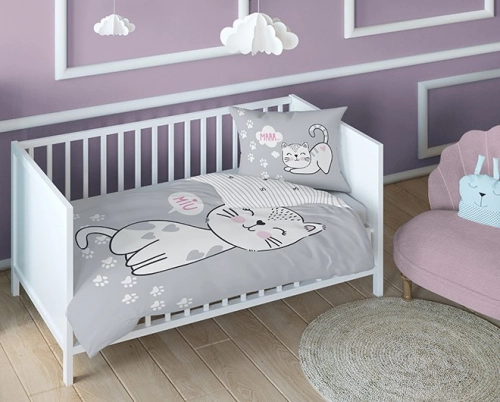 Detexpol 3672a Kokvilnas gultas veļas komplekts no 2 daļām 100x135