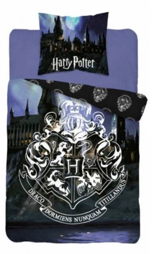 Detexpol Harry Potter Blue Gultas veļas komplekts no 2 daļām 140x200