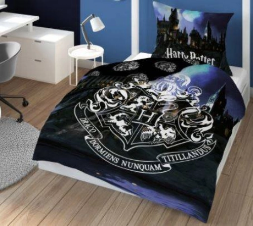 Detexpol Harry Potter Blue Gultas veļas komplekts no 2 daļām 140x200