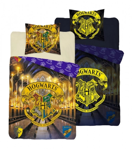 Detexpol Harry Potter Dark Gultas veļas komplekts no 2 daļām 140x200