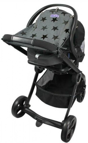 Dooky universālais saules staru aizsargs Grey Stars