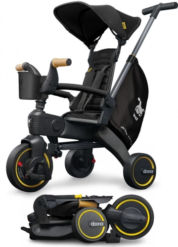 DOONA Liki Trike S5 Nitro Black Bērnu trīsritenis