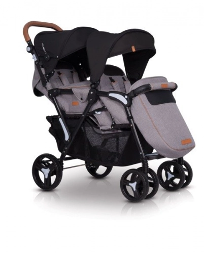 Easy Go Fusion Grey Fox Dvīņu rati