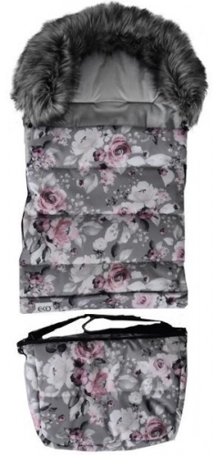 Eko Combi Grey rose Bērnu ratu guļammaiss