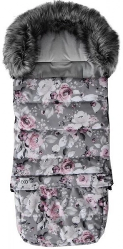 Eko Combi Grey rose Bērnu ratu guļammaiss