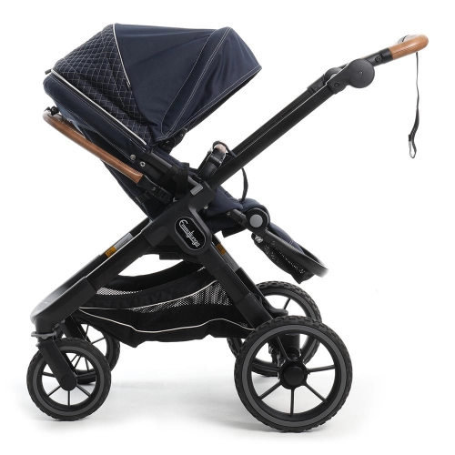 Emmaljunga NXT90 De Luxe Scandinavian Blue Outdoor frame Bērnu rati 2in1