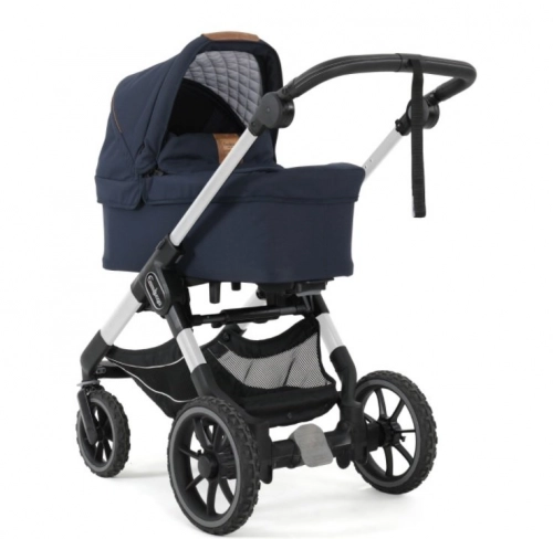 Emmaljunga NXT90 Outdoor navy Silver frame Коляска с Люлькой