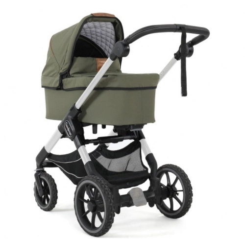 Emmaljunga NXT90 Outdoor Olive Silver frame Kulbu Rati