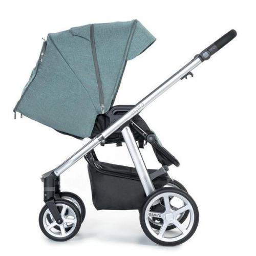 Espiro Next 2.1 Melange 07 Gray Bērnu ratiņi 2in1