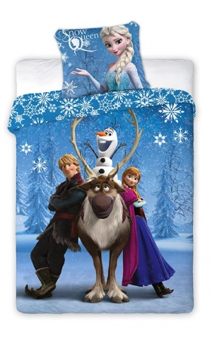 Faro Frozen Kokvilnas gultas veļas komplekts no 2 daļām 160x200