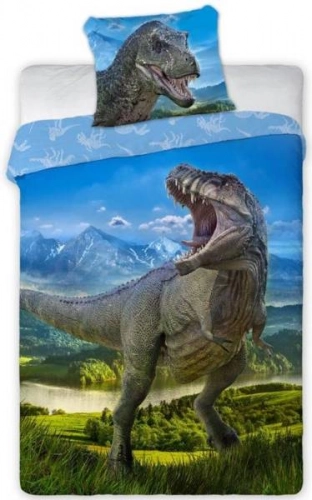 Faro T-Rex 001 Kokvilnas gultas veļas komplekts no 2 daļām 160x200
