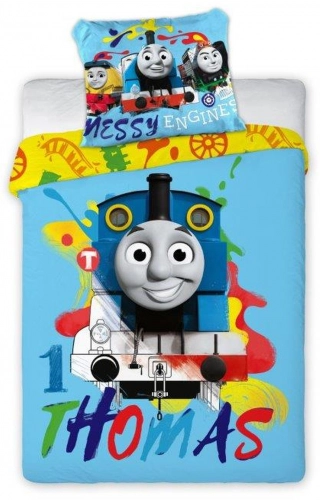 Faro Thomas & Friends Kokvilnas gultas veļas komplekts no 2 daļām 100x135