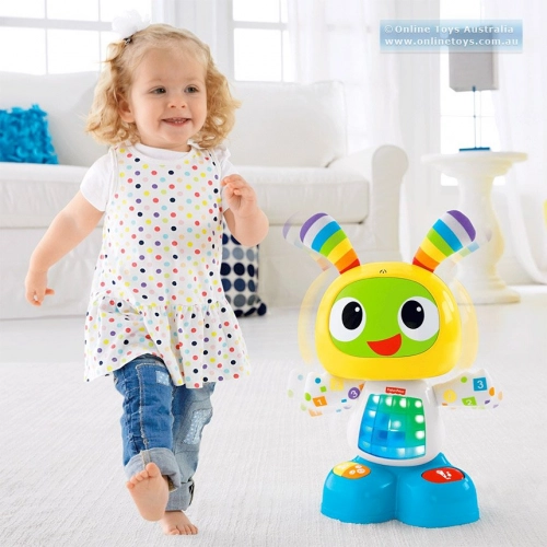 Fisher Price Bright Beats Dance & Move BeatBo DJX26 Interaktīva rotaļlieta (krievu.val)