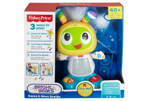 Fisher Price Bright Beats Dance & Move BeatBo DJX26 Interaktīva rotaļlieta (krievu.val)