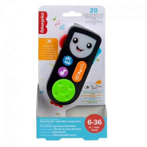 Fisher Price interaktīva rotaļlieta Stream And Learn Remote HJN56, latv., liet., igauņu, ukraiņu val.