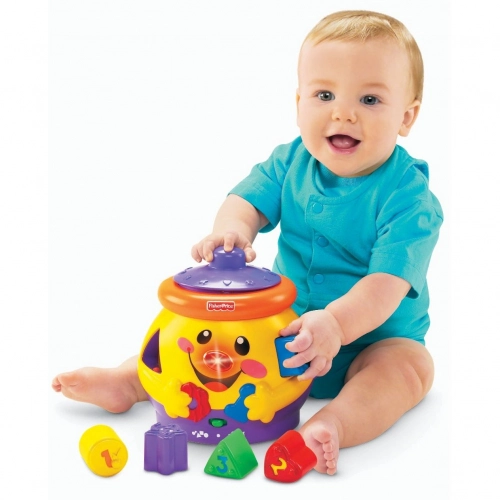 Fisher Price Laugh & Learn Cookie Shape Surprise - LAT R3441 Muzikālais podiņš (lat.val.)