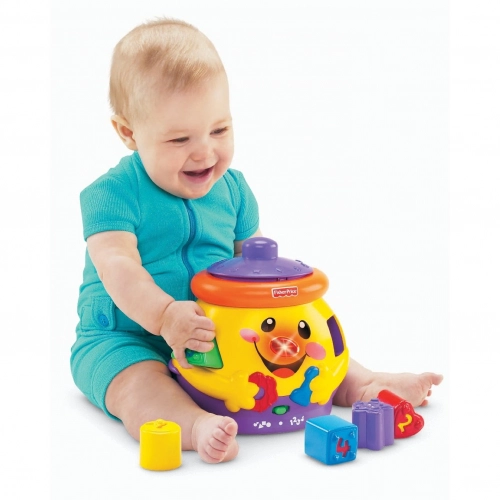 Fisher Price Laugh & Learn Cookie Shape Surprise - LAT R3441 Muzikālais podiņš (lat.val.)