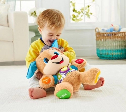 Fisher Price Laugh & Learn Smart Stages Puppy NEW - RU FPN77 Gudrais kucēns (krievu valoda)