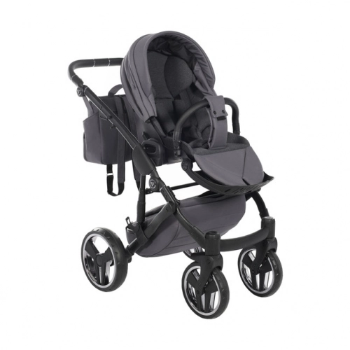 Junama Basic 03 Black nickel Детская коляска 3in1