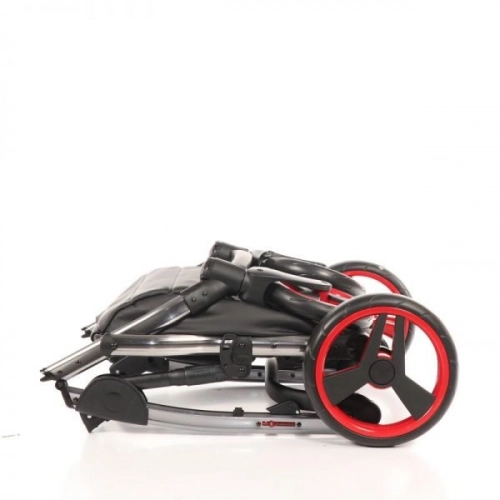 Junama Diamond S-Line 3in1 col. 01 Red Bērnu rati 3 in 1