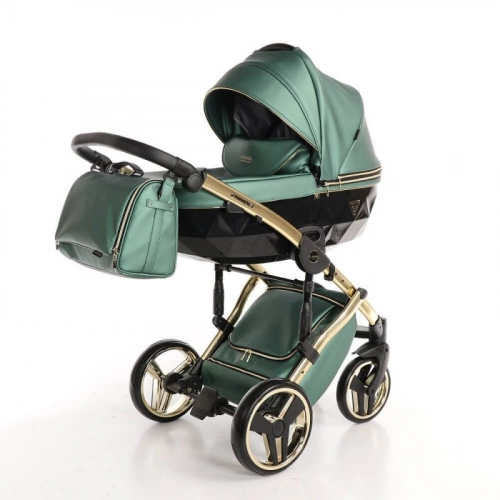 Junama Fluo Line Col.02 Green gold Детская коляска 2 в 1