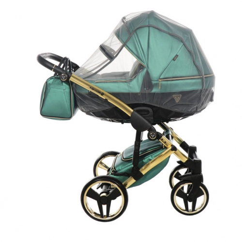 Junama Fluo Line Col.02 Green gold Bērnu rati 3in1