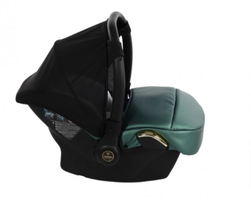 Junama Fluo Line Col.02 Green gold Bērnu rati 3in1