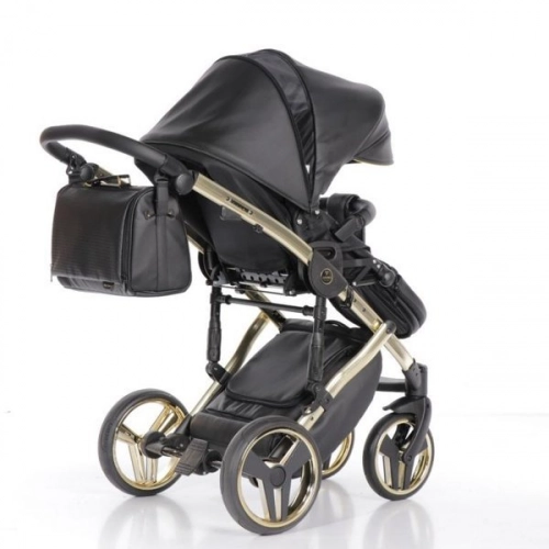 Junama Fluo Line Col.04 Black gold Детская коляска 3 в 1