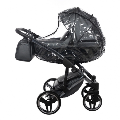 Junama Fluo Line Col.05 Anthracite Bērnu rati 3in1