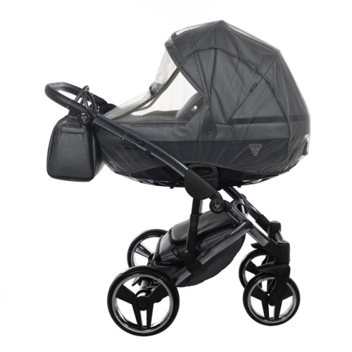 Junama Fluo Line Col.05 Anthracite Bērnu rati 3in1